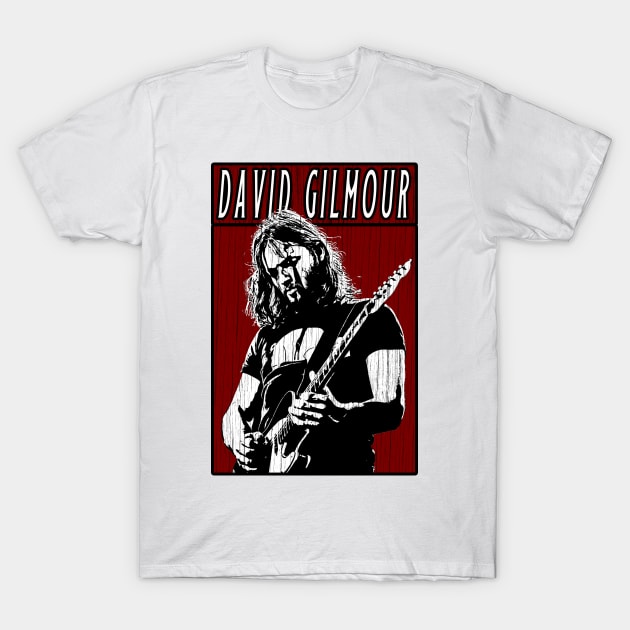 Vintage Retro David Gilmour T-Shirt by Projectup